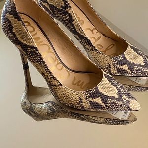 Sam Edelman Snake Print High Heel